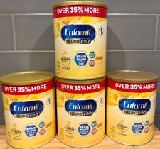 Lot of 4 Enfamil NeuroPro Powder Baby Formula 28.3 oz EXP 08/01/2027