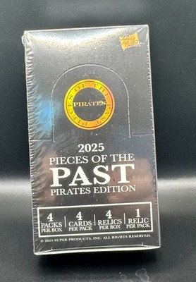 2025 Super Break Pieces of the Past Pirates Hobby Box Factory Sealed Relic AUTO