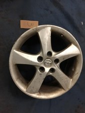 2005-2008 Mazda 6 17x7 Alloy Wheel Rim 5 Angled Spokes Silver 17 Assembly Oem