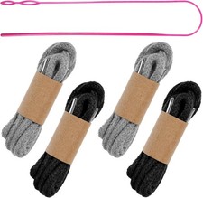 4pcs Hoodie Drawstring Replacement 53 Inch Cord for Pants Shorts Jackets with Th