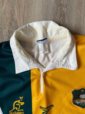 Australia Wallabies Rugby Shirt Reebok Vintage Jersey World