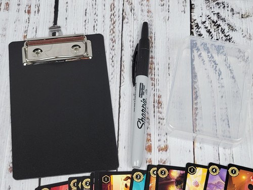 Disney World Autograph Kit (Lorcana Cards, Mini Clipboard, Clickable Sharpie) - Picture 2 of 7