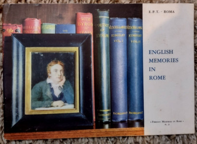 Vintage 1964 Copy of E.P.T. - Roma,  English Memories in Rome Paperback Booklet