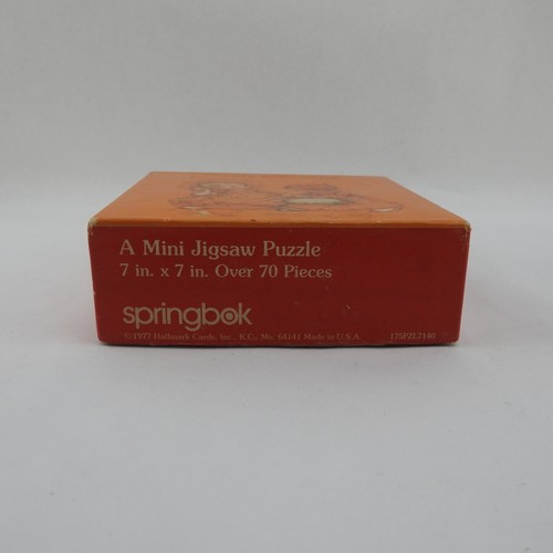 Vintage 1977 Sprinkgbok Puzzle Orange 70s Hallmark Friendship doubles Mary Artis - Picture 5 of 7
