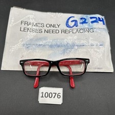 Ray-Ban JR RB1535 3573 Youth Eyeglasses Frames 48/16/130 - Red/Black G224