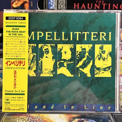 Impellitteri - Stand In Line 1988 CD Graham Bonnet Pat Torpey Japan Import OBI