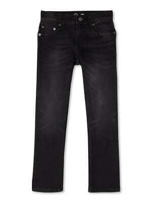 【WONDER WONDER】Dalph Star Cubic Black Blue Wide DenimPants Wonder Nation Boys Relaxed Fit Denim Jeans, Sizes 4-18