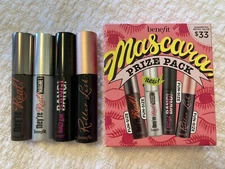 BENEFIT Mascara Prize Pack Set They’re Real Bad Gal Bang Roller Lash Black BNIB!