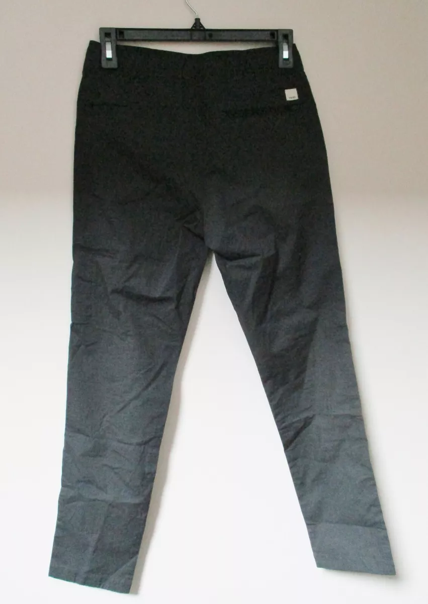 VUORI Women's RIPSTOP Pants MED Long CHARCOAL Grey Organic Cotton NWT $98  MSRP