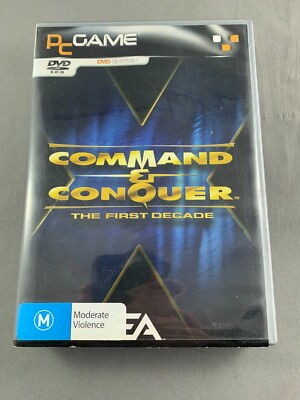 Command & Conquer The First Decade PC Game Complete Small Box Poster Manual (N)