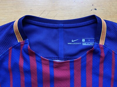 BARCELONA 2017 2018 HOME SHIRT JERSEY NIKE 847190-457 sz S MEN