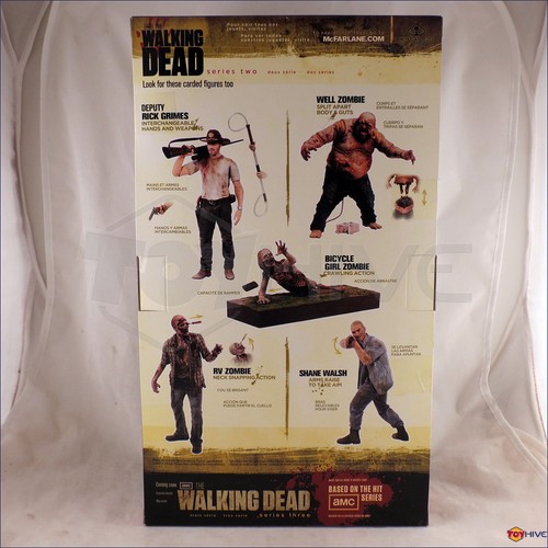 The Walking Dead Bloody Zombie 3 Pack McFarlane Toys Well, RV and Bicycle Girl - Picture 3 of 3