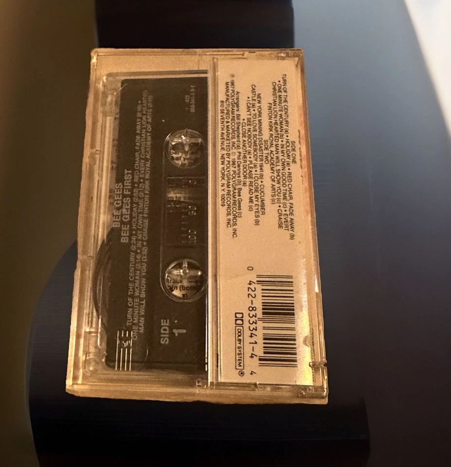 BEE GEES - First (1st) CASSETTE  Polydor 1967/1983 Reissue ✨New Sealed✨ - Image 3 of 3