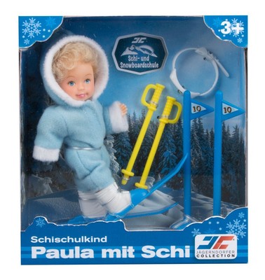 Jaegerndorfer jaegerndorferjc15020 Schule Kinder Paula mit Ski Spielzeug Fahrzeu