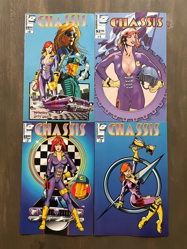 💥 Chasis # 0 1 2 3 1999 SCARCE Adam Hughes # 1 Cover Full Series 0-3 1-3 Lot 💥