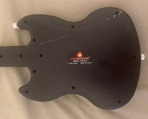 Cord Cut! As Is! Playstation 2 Guitar Hero Gibson Black White Octane Wired Parts - Picture 4 of 8
