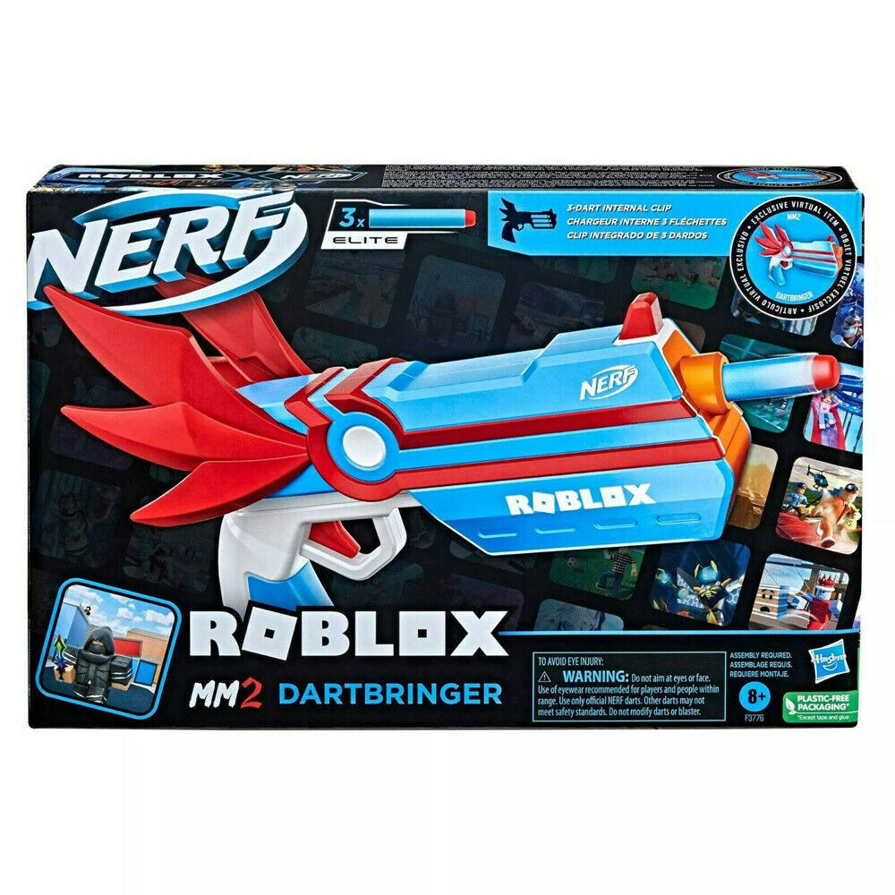 NERF Roblox MM2: Dartbringer Dart Blaster (*GUN WITH VIRTUAL CODE