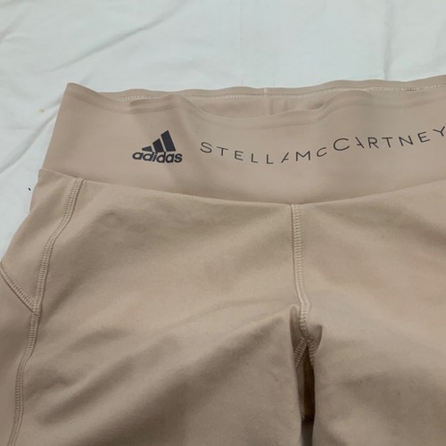 STELLA McCARTNEY ADIDAS CLIMALITE LEGGINGS SZ S IN NATURAL BEIGE COLOR-PRE OWNED - Picture 3 of 11