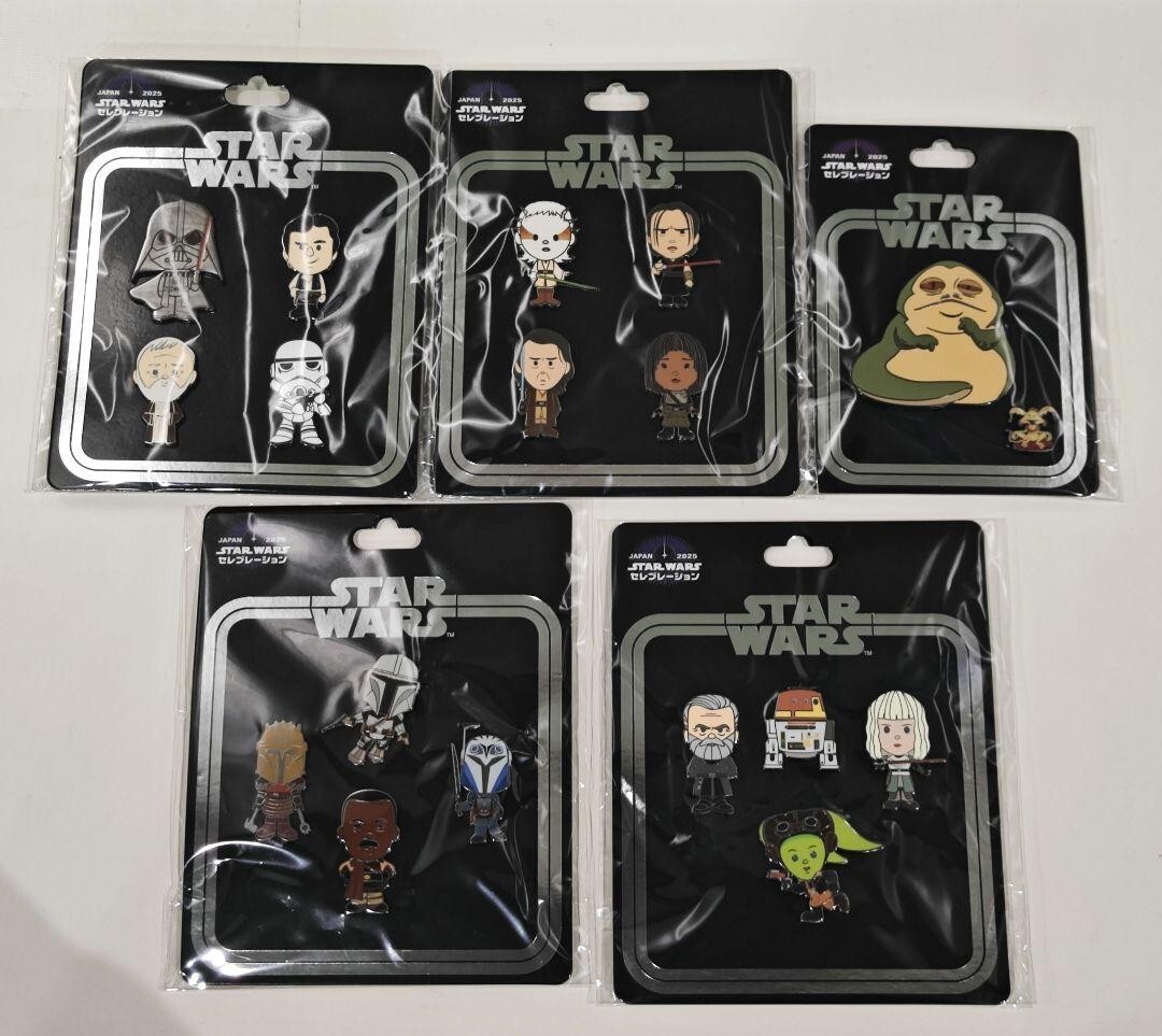 [美品] 5点セット STAR WARS CELEBRATION ピン Star Wars Celebration Japan Event Limited Official Pins 5 Types