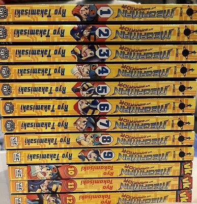 Mega Man NT Warrior Viz Manga Bundle 1-12 Missing 13 Read Description