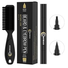 OMWAH Pencil Filler for Beard and Eyebrow for Man Water Proof Beard Pen and Bear