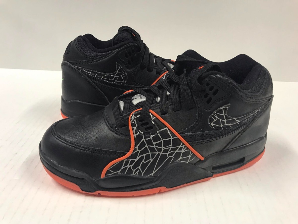 Nike Air Flight 89 QS Sneakers [CT8478-001 Black/Orange
