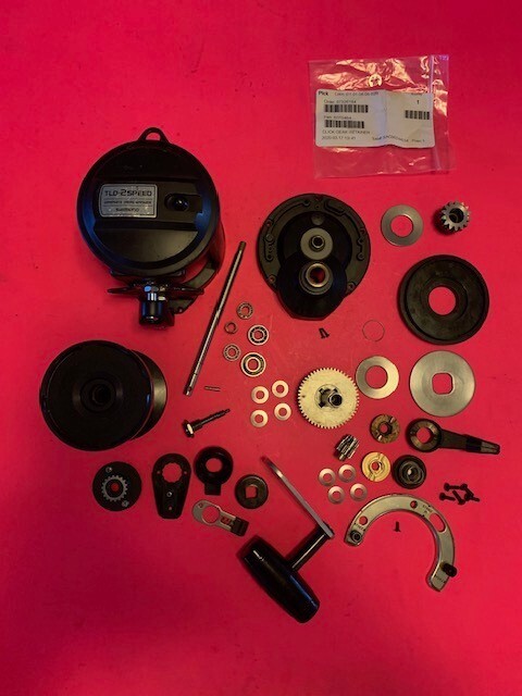 SHIMANO TLD30 2-SPEED FISHING REEL+THE BOX & WRENCH REBUILT WITH