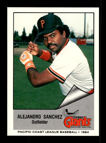 1984 Cramer # 8 Alejandro Sanchez Card (ML2) Phoenix Giants