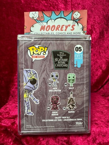 NBX - Jack Skellington Purple Artist Series Pop! Vinyl with Pop! Protector #05 - Picture 3 of 6