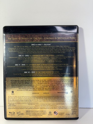 The Lord of The Rings / The is Hobbit Extended Editions Blu-ray/DVD Box Sets - Picture 10 of 24