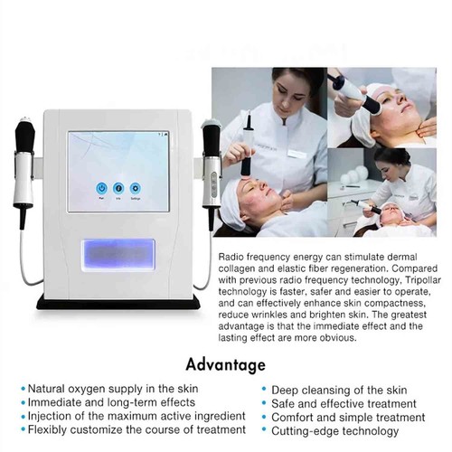 3in1 Facial O2 Co2 Bubble Oxy-gen Treatment R-F Spa Machine Anti-aging Skin Care - Picture 31 of 36