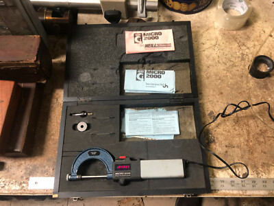 MACHINIST LATHE Mill Moore & Wright Electronic Micrometer Gage Micro 2000 OfCe
