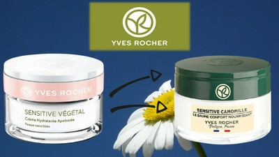 sensitive camomille yves rocher corrective green cream