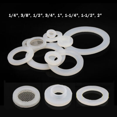 Silikon Gummi O-Ringe Dichtring Schlauchdichtung für 1/4'' 1/2'' 1'' bis 2''