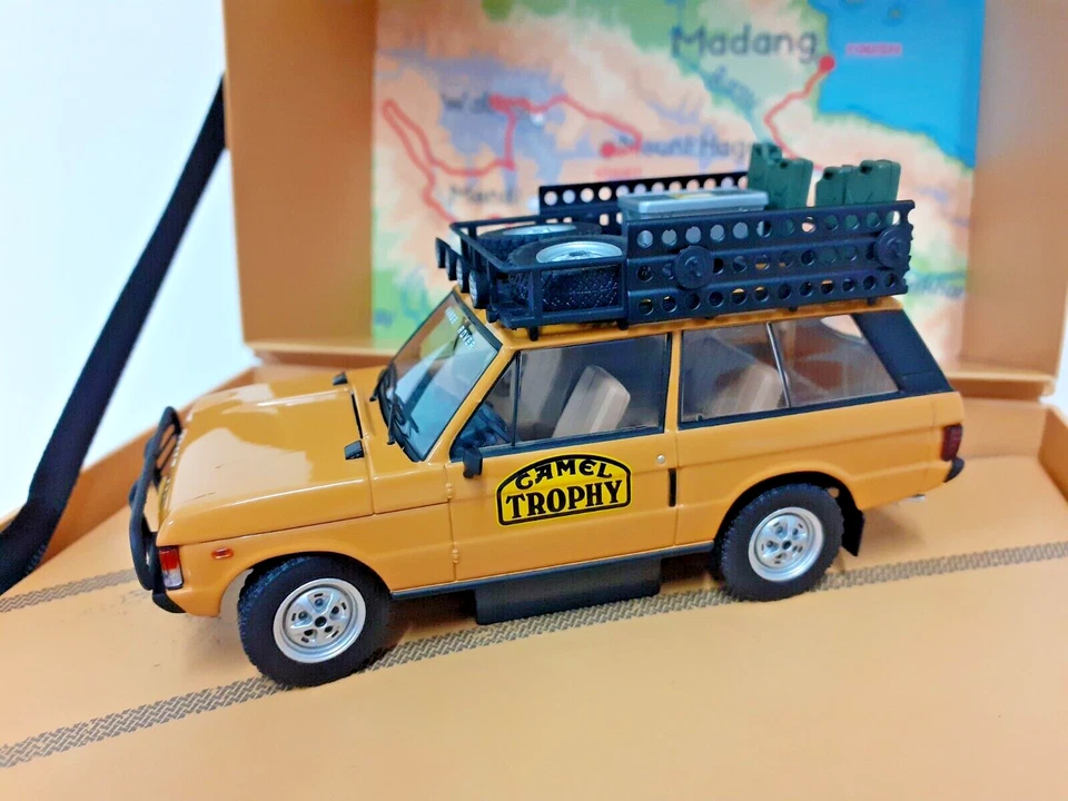 MODELLINO AUTO 1:43 ALMOST REAL RANGE ROVER CAMEL TROPHY 1982 MODELLISMO STATICO - Immagine 2 di 4