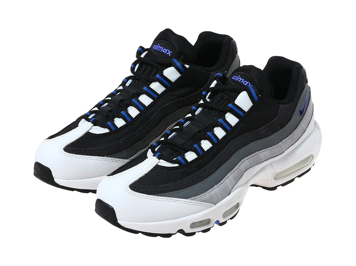 Nike Max 95 Black Grey Blue Sneakers Low Top Trainers Running Shoes Men Size | eBay