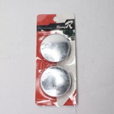 2-pk Raciuy Wide Angle Round Convex Car Blind Spot Mirror Silver 2-pk Raciuy Wide Angle Round Convex Car Blind Spot Mirror Silver