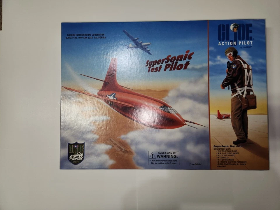 Rare 1997 GI Joe Convention Super Sonic Test Pilot Kit MIB NIB Hasbro 1 of 1,000 - Image 2 of 4