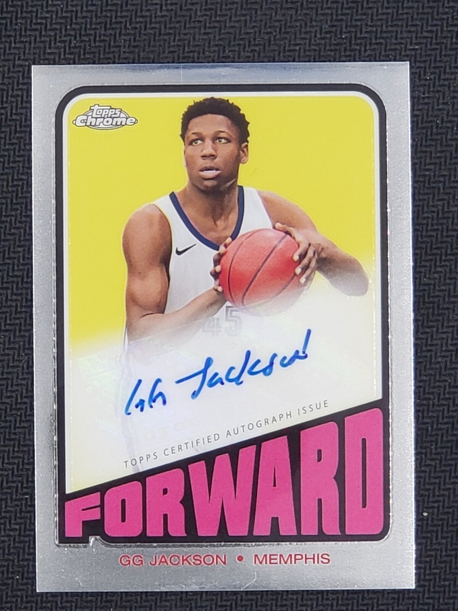 2023-24 TOPPS CHROME GG JACKSON 72 TOPPS AUTO MEMPHIS GRIZZLIES | eBay
