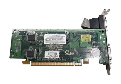 PNY GeForce 8400GS 256MB DDR2 PCI-e 2.0 DVI VGA LP Graphics