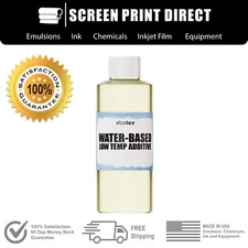 Low Temp Cure Additive For Screen Printing Water-Based Ink - 4oz