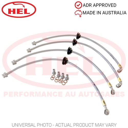 HEL Braided Brake Line Kit - HOLDEN Commodore VE Clubsport E2 HSV/AP 4-pot 10-13 - Picture 1 of 2