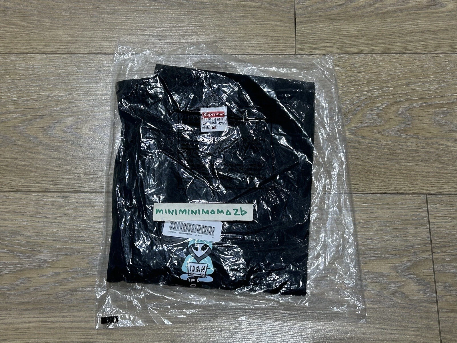 Neuf Supreme Alien Tee SS22 XL noir