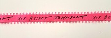 BETSEY JOHNSON BRIGHT PINK RIBBON 39" LONG - ACCESSORY