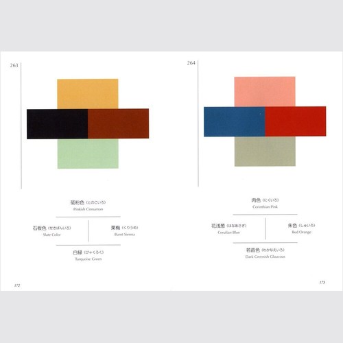 A Dictionary of Color Combinations Vol.1 Art Reference Graphic Design Book Stock - Zdjęcie 5 z 6