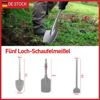 SDS Max Profi Schaufel Meißel 115 x 460 mm Spaten für Abbruchhammer Stemmhammer