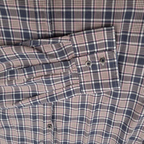 Camisa De Hombre Hugo Boss De Manga Larga A Cuadros Multicolor XK2 Talla XL - Imagen 3 de 10