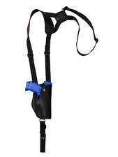 NEW Barsony Vertical Black Leather Shoulder Holster Springfield Comp 9mm 40 45