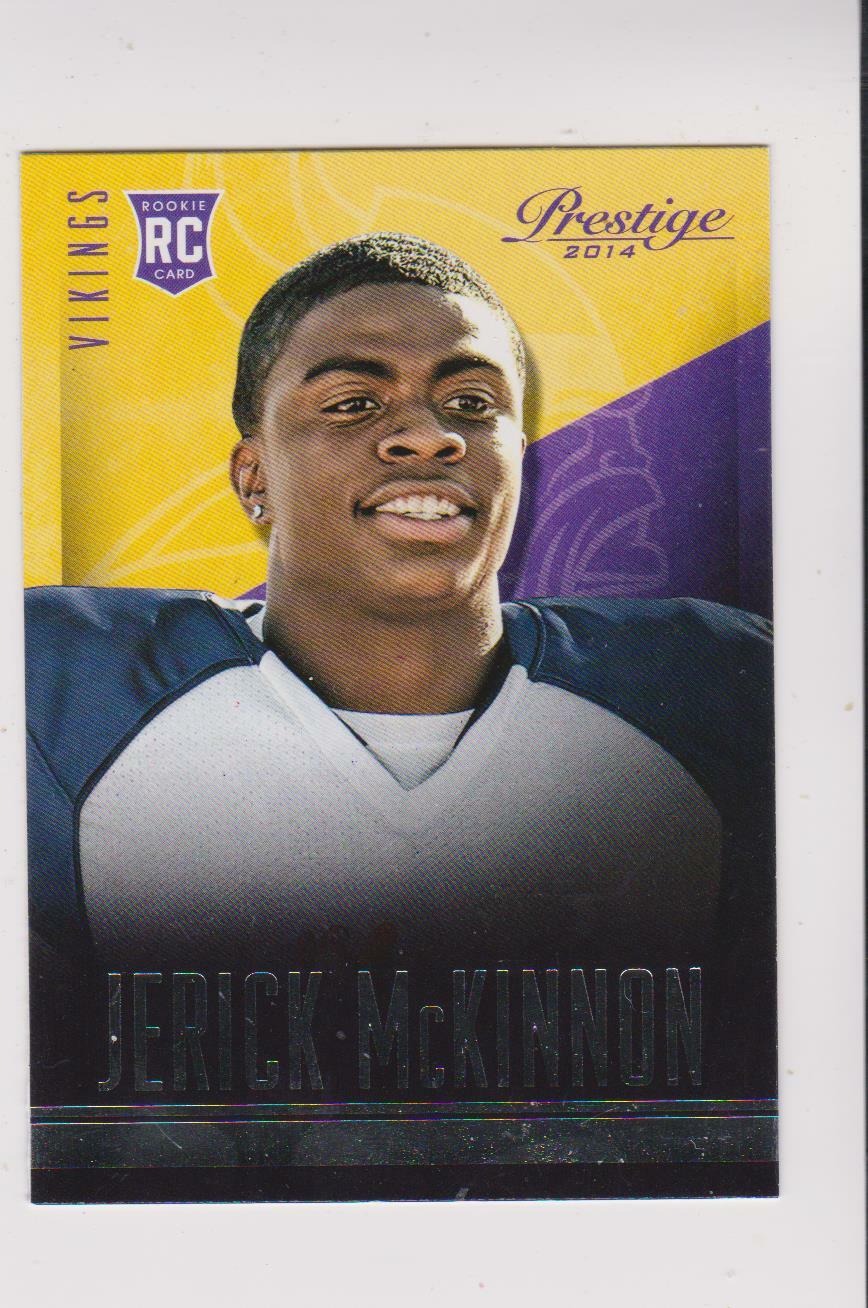 2014 Panini Prestige #250 Jerick McKinnon rookie card, Kansas City Chiefs