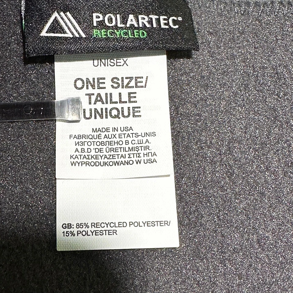 Bufanda polar reciclada THE NORTH FACE Polartec • Unisex • Gris • Nueva sin etiquetas Foto 3 de 3